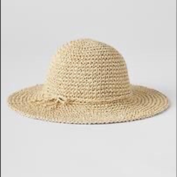GAP Other - Baby Gap Factory Natural Straw Floppy Sun Hat